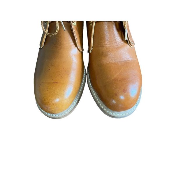 WOMENS vintage Double H leather lace up boots size 6.5 - Picture 9 of 10